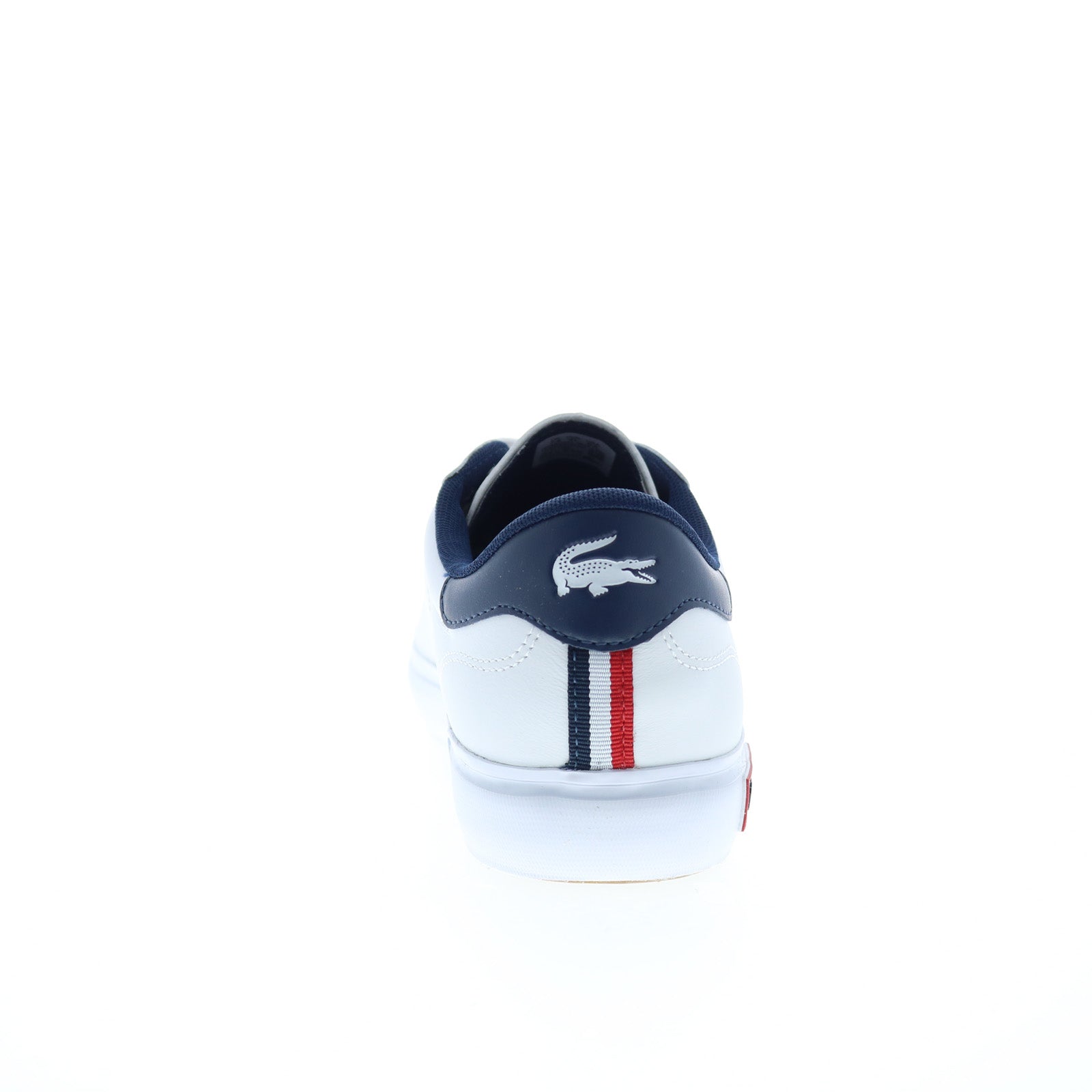 Lacoste Powercourt Tri 22 1 SMA Mens White Leather Lifestyle Sneakers Shoes