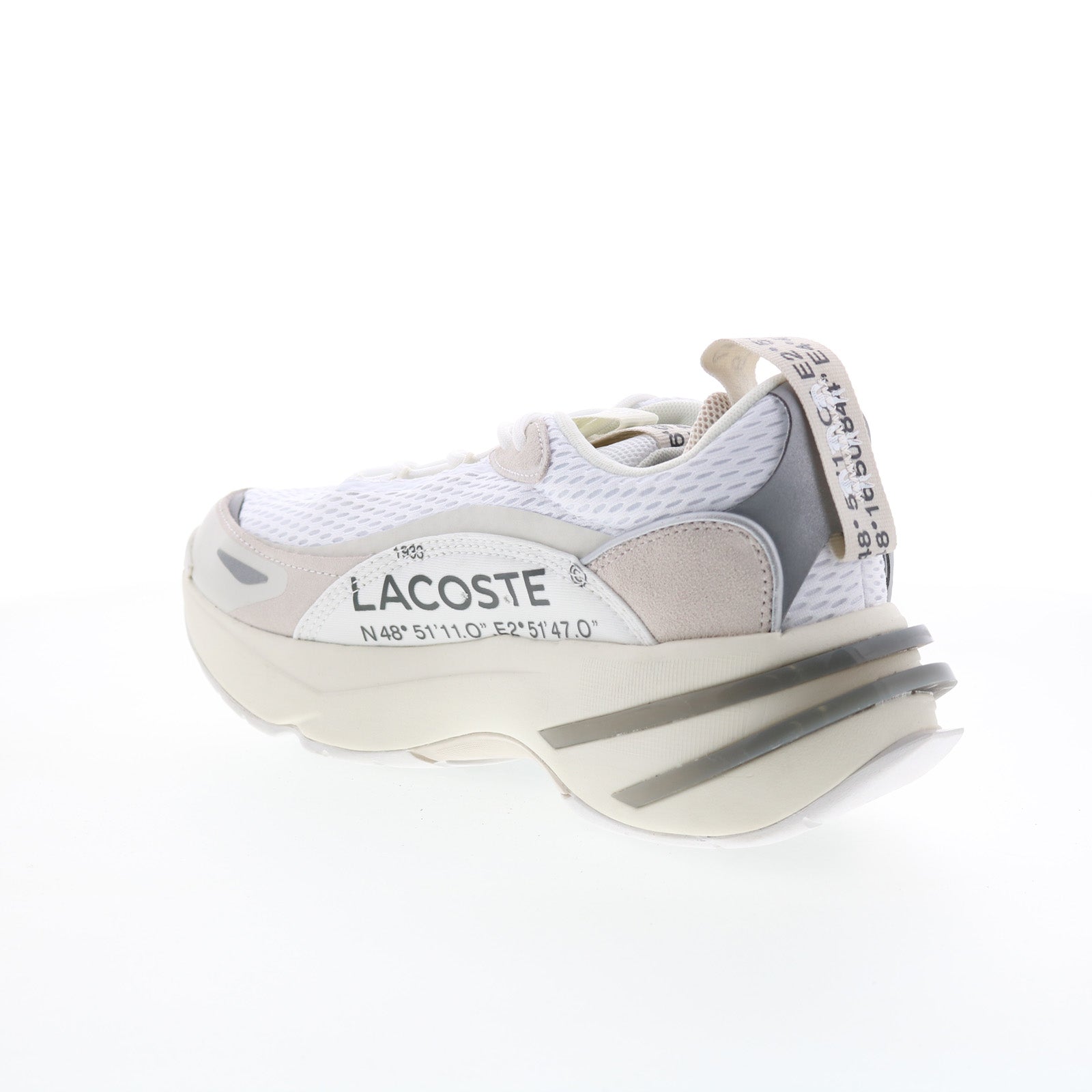 Lacoste Odyssa 123 1 SMA 7-45SMA000421G Mens White Lifestyle Sneakers Shoes