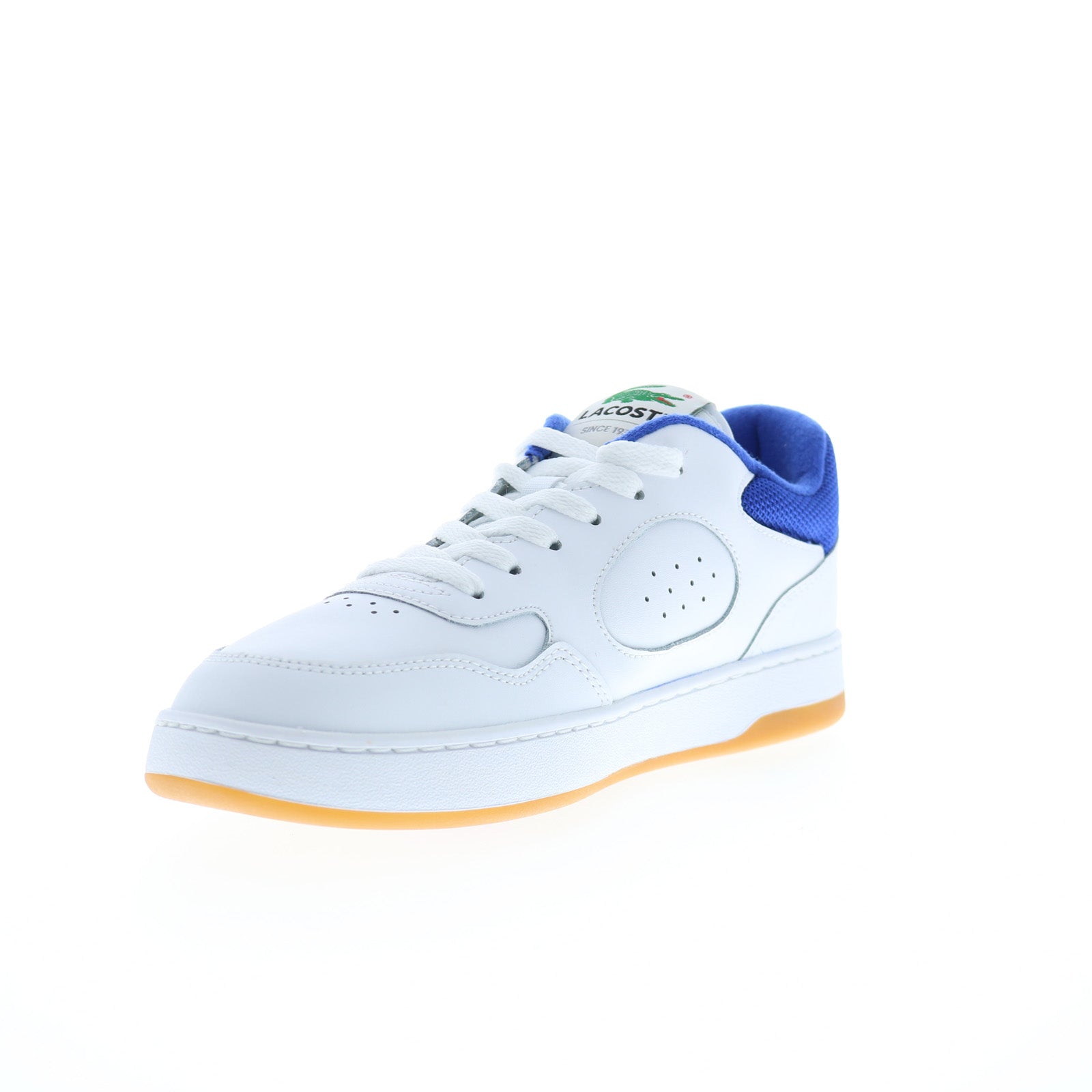 Lacoste Lineset 124 1 SMA Mens White Leather Lifestyle Sneakers Shoes