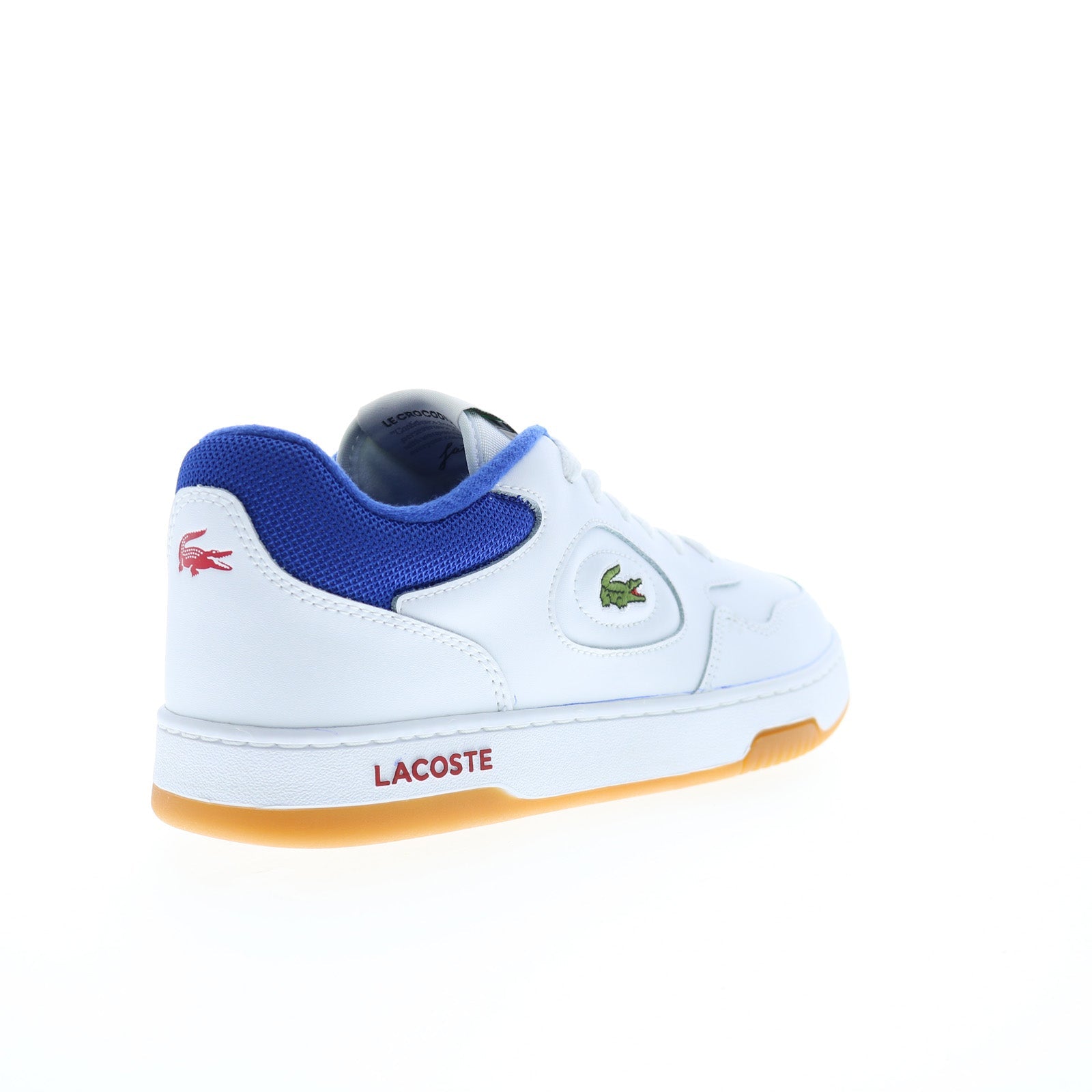 Lacoste Lineset 124 1 SMA Mens White Leather Lifestyle Sneakers Shoes