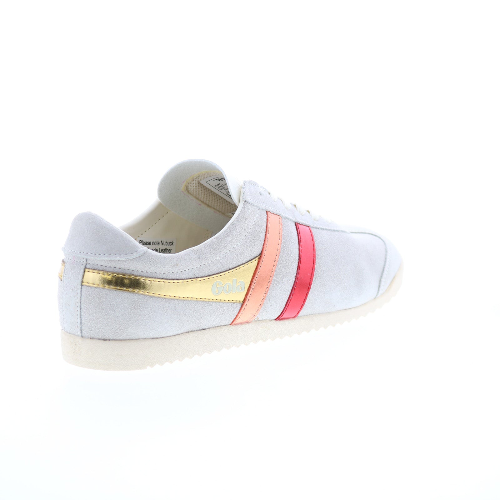 Gola Bullet Flare CLA322 Womens Gray Suede Lace Up Lifestyle Sneakers Shoes