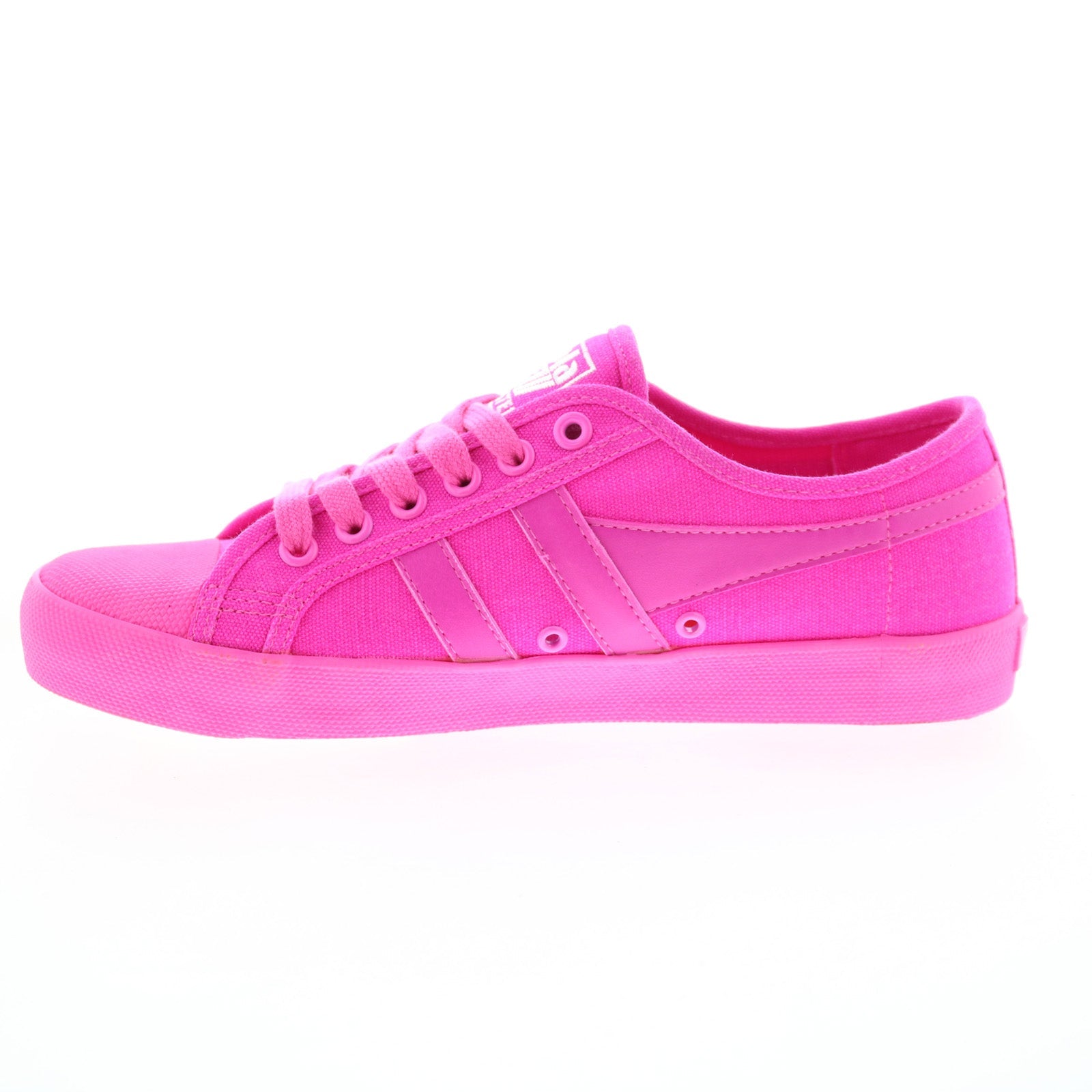 Gola Coaster CLA669 Womens Pink Canvas Lace Up Lifestyle Sneakers Shoes