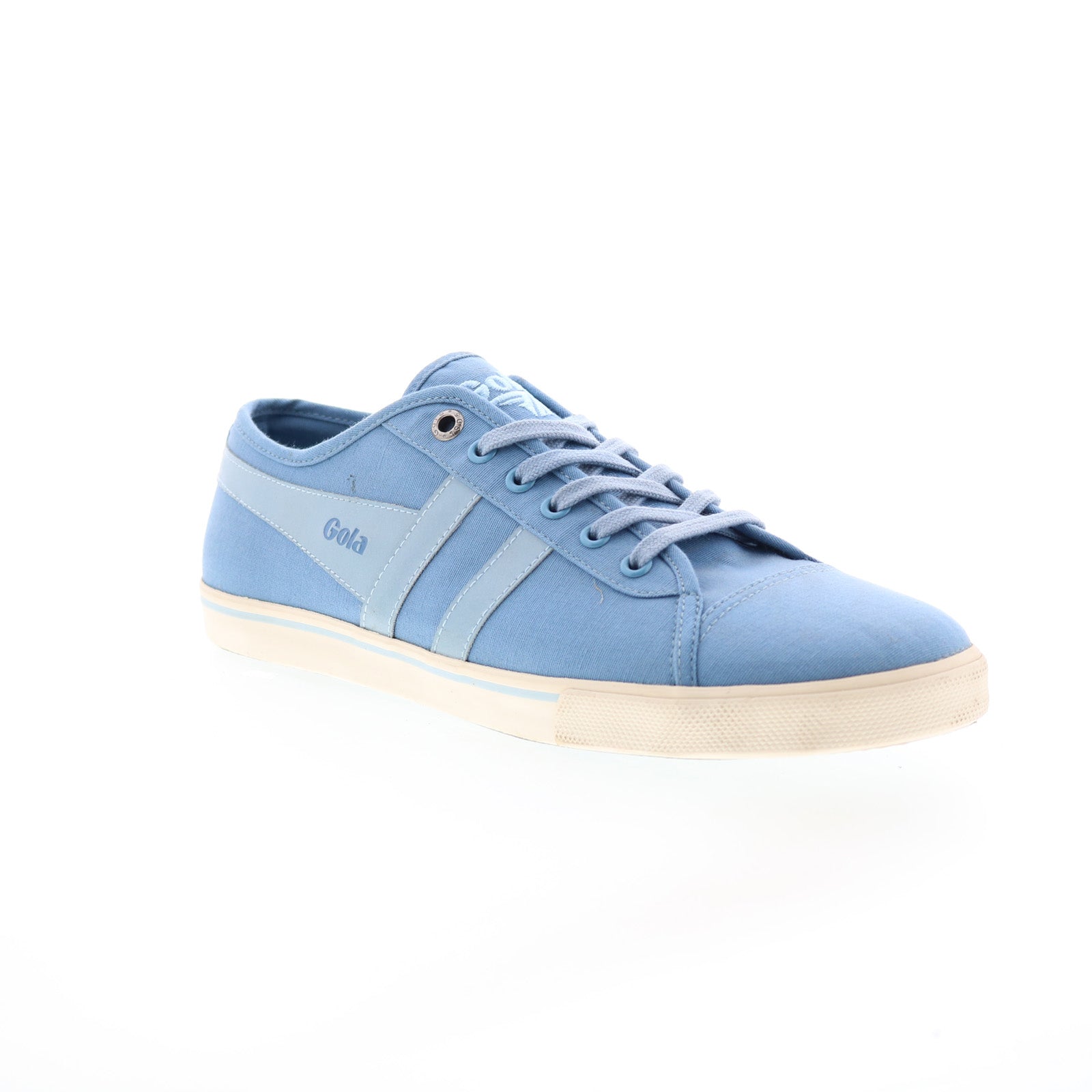 Gola Jasmine CLA818 Womens Blue Canvas Lace Up Lifestyle Sneakers Shoes