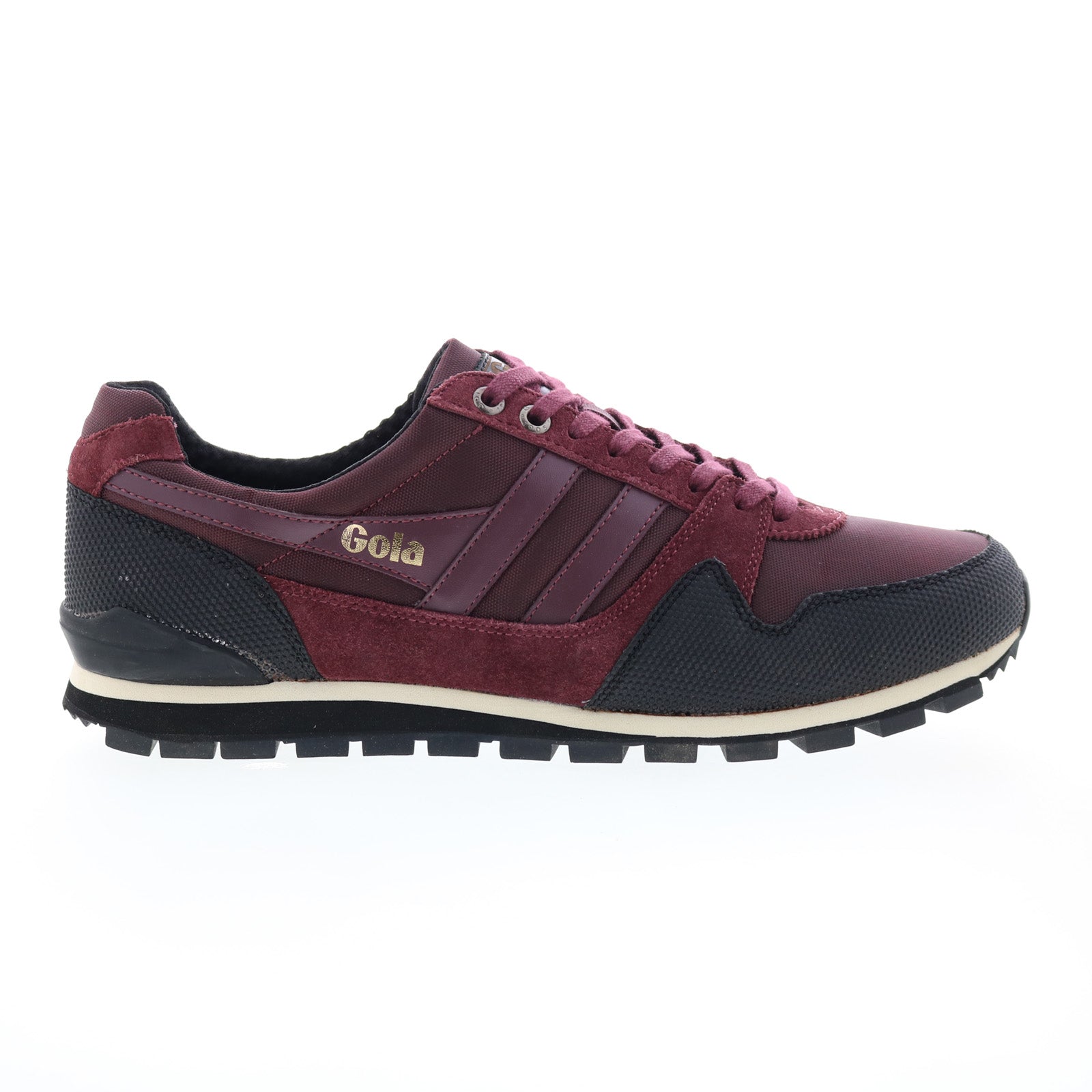 Gola Ridgerunner Ii CMA147 Mens Burgundy Canvas Lifestyle Sneakers Shoes