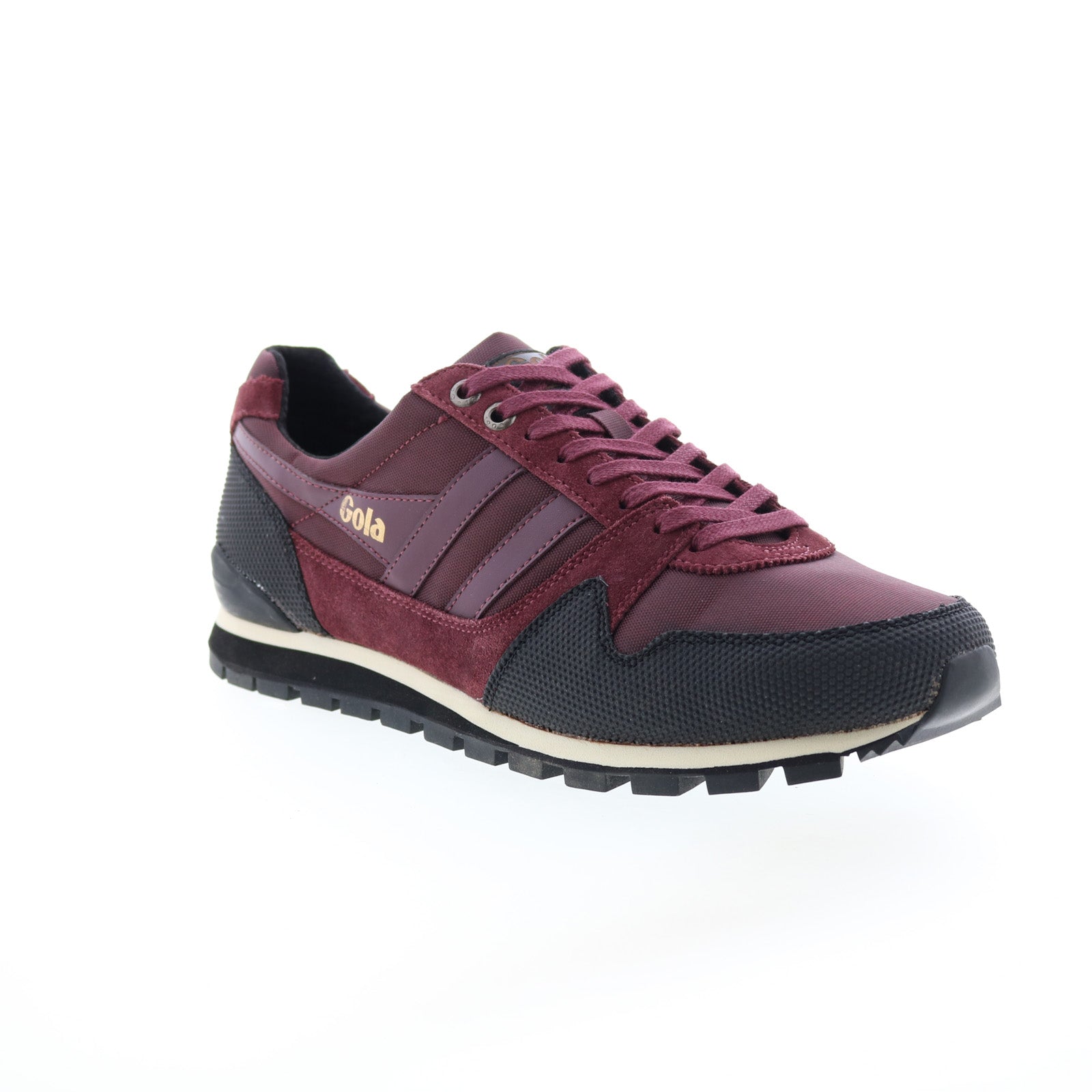 Gola Ridgerunner Ii CMA147 Mens Burgundy Canvas Lifestyle Sneakers Shoes