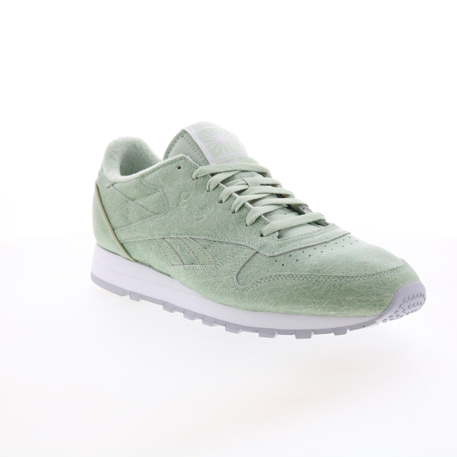 Reebok Eames Classic FZ5858 Mens Green Leather Lifestyle Sneakers Shoes