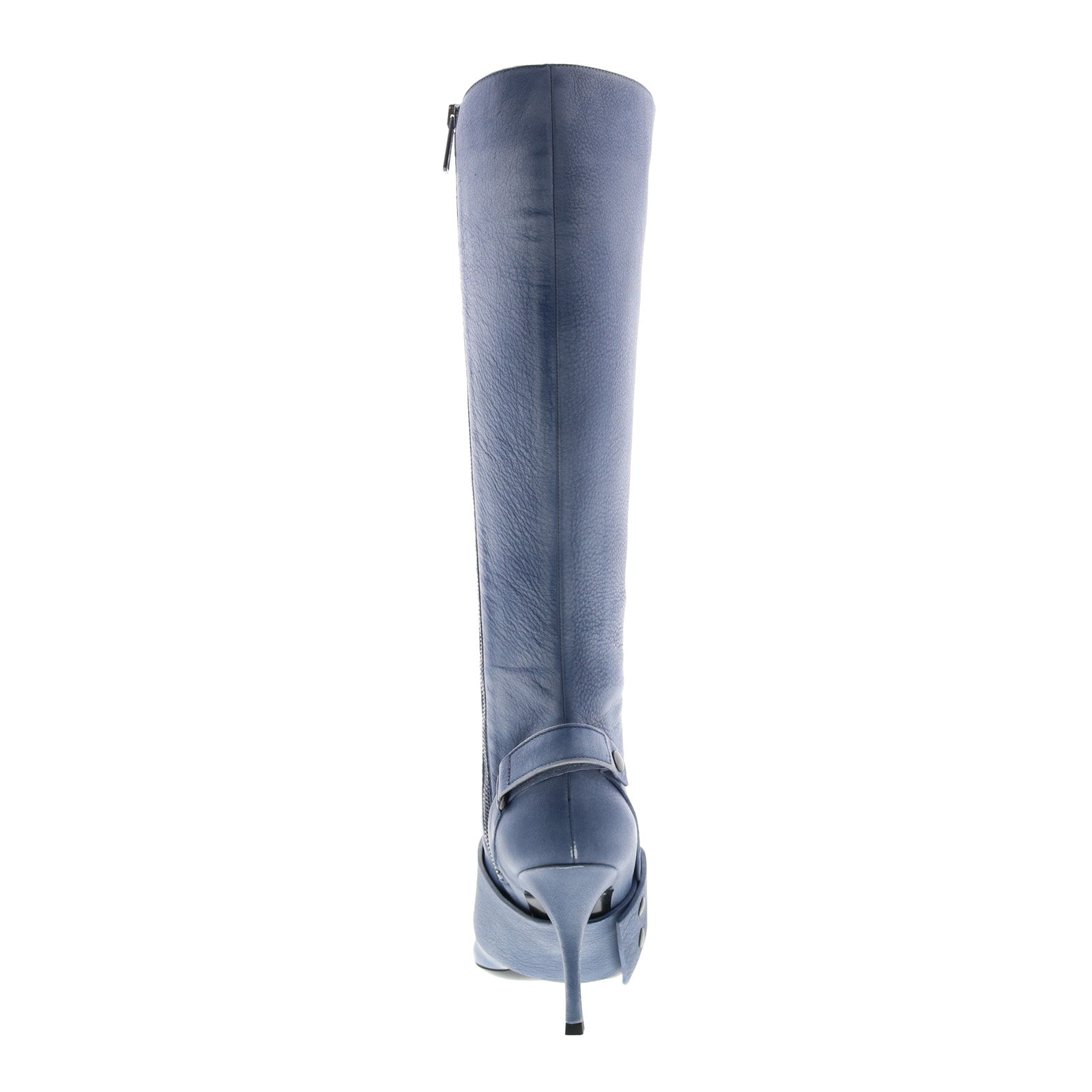 Diesel D-Venus WB Y03039-P0231-T6182 Womens Blue Leather Knee High Boots