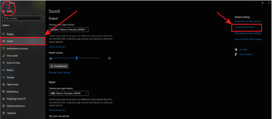 Maono condenser mic settings for podcasting