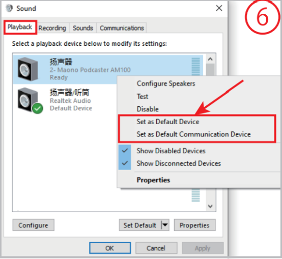 Maono condenser mic settings for podcasting