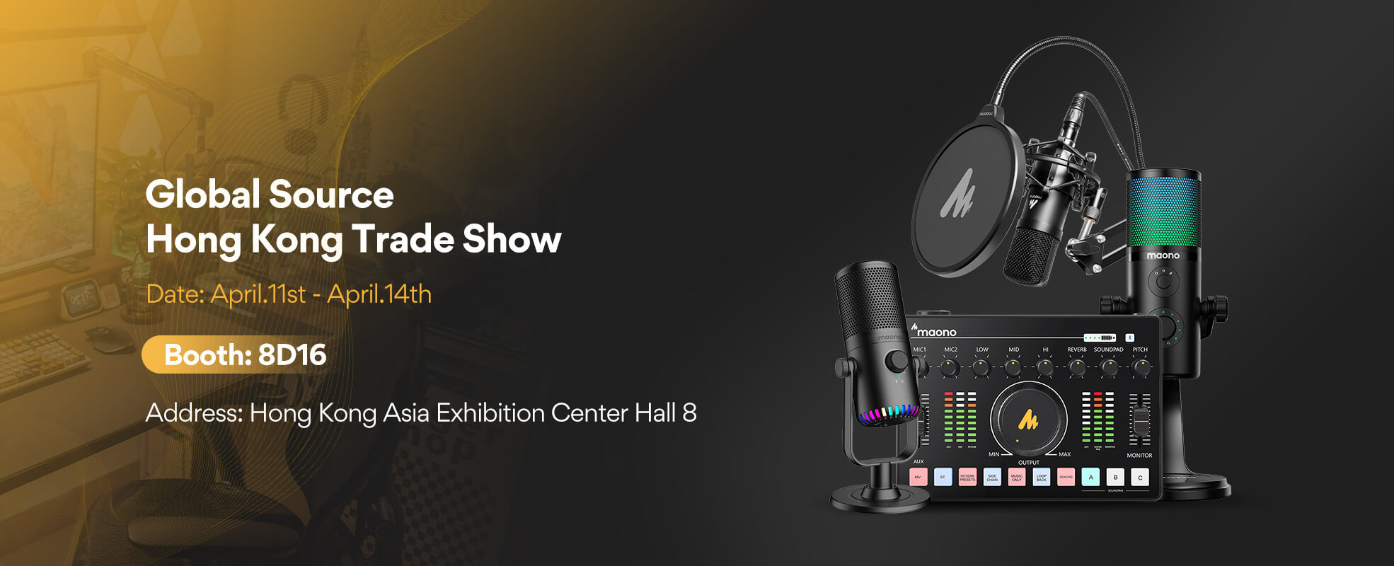 maono hongkong exhibition