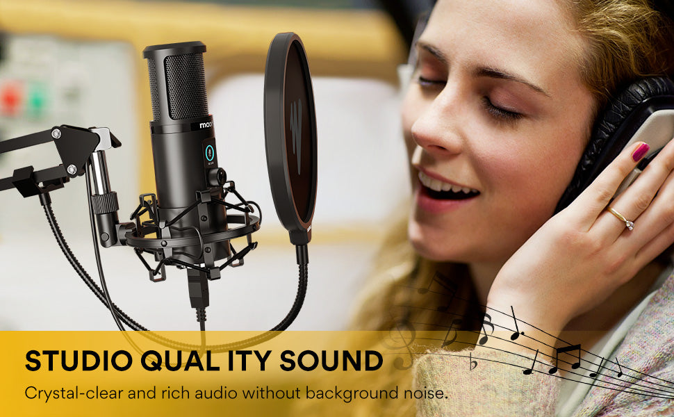 MAONO USB Cardioid Microphone For Podcast