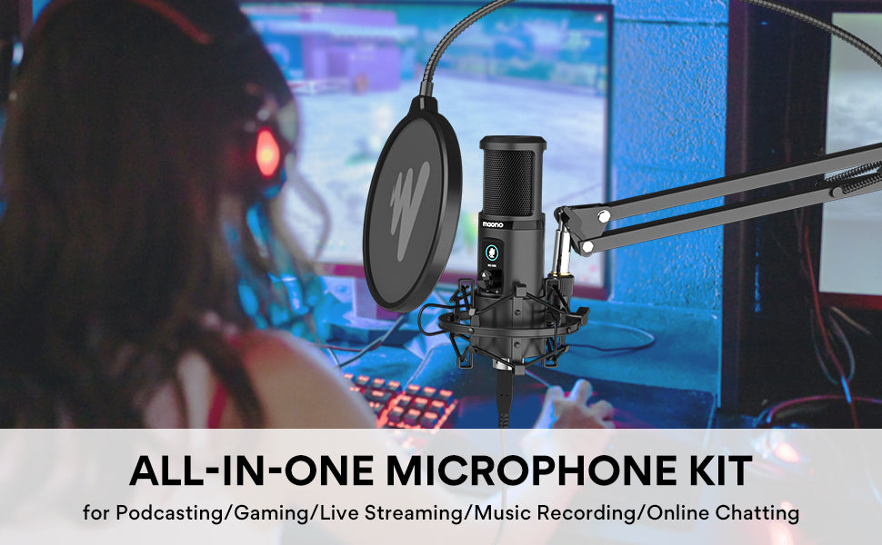 MAONO USB Cardioid Microphone For Podcast
