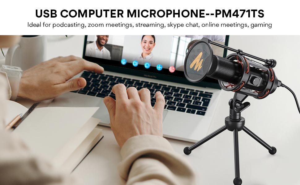 MAONO PM471 USB Microphone For Gaming