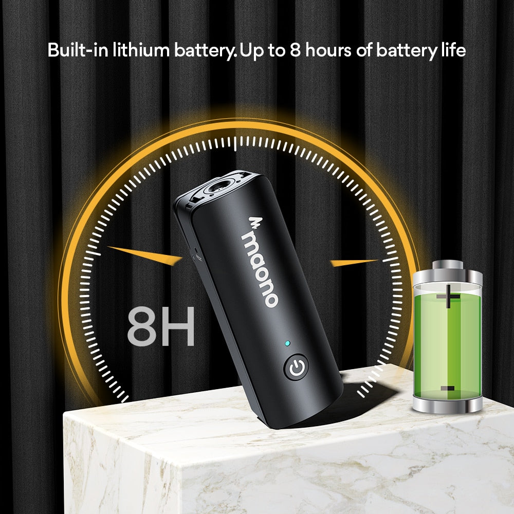 MAONO WM600 Wireless System battery life