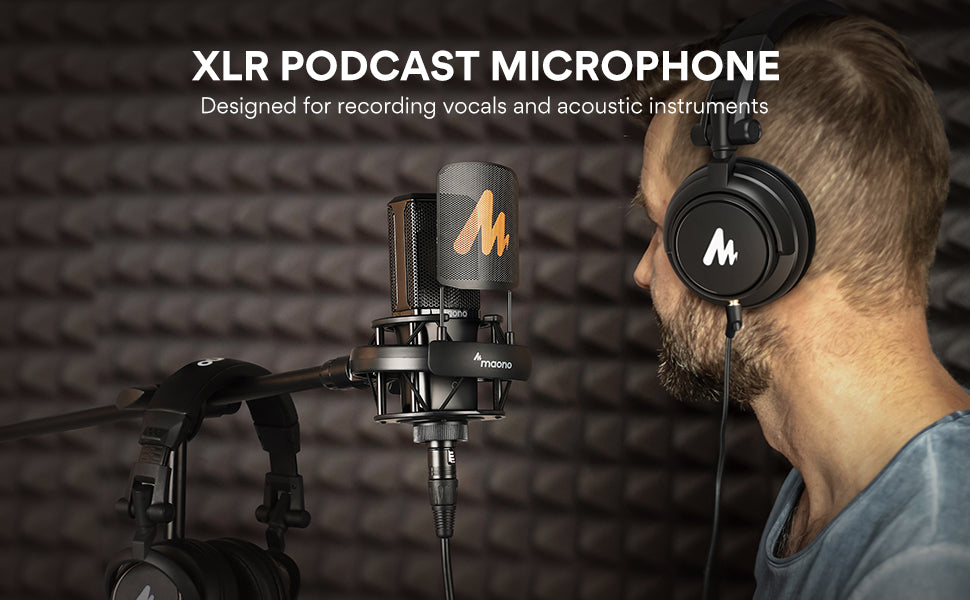 Maono XLR-Mikrofon für Studio