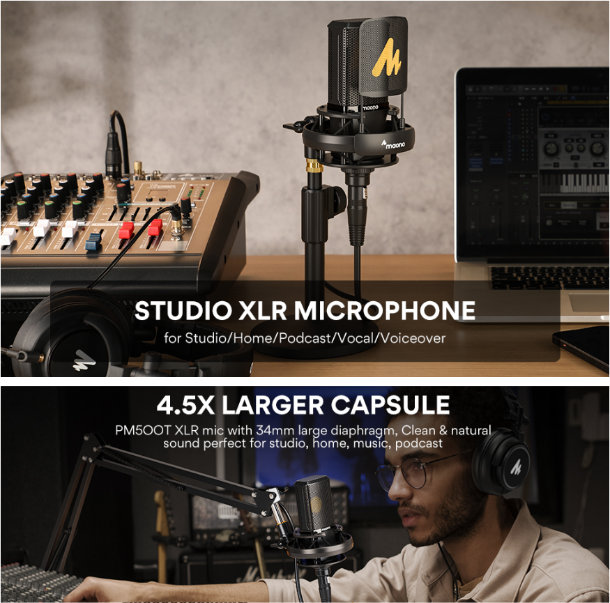 Maono Xlr Microphone For Studio