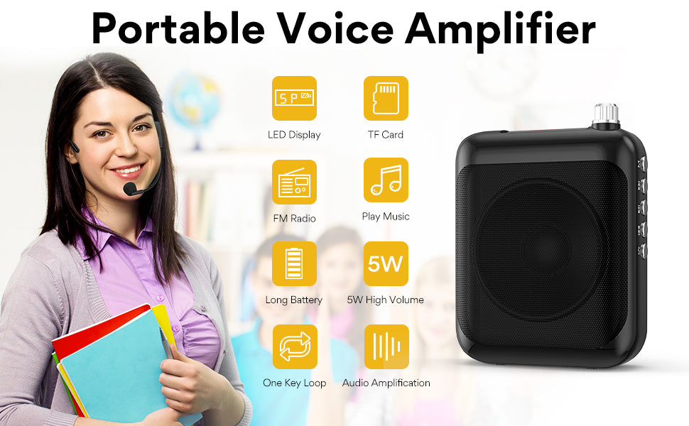 Amplificateur vocal Maono C01 pour enseignants