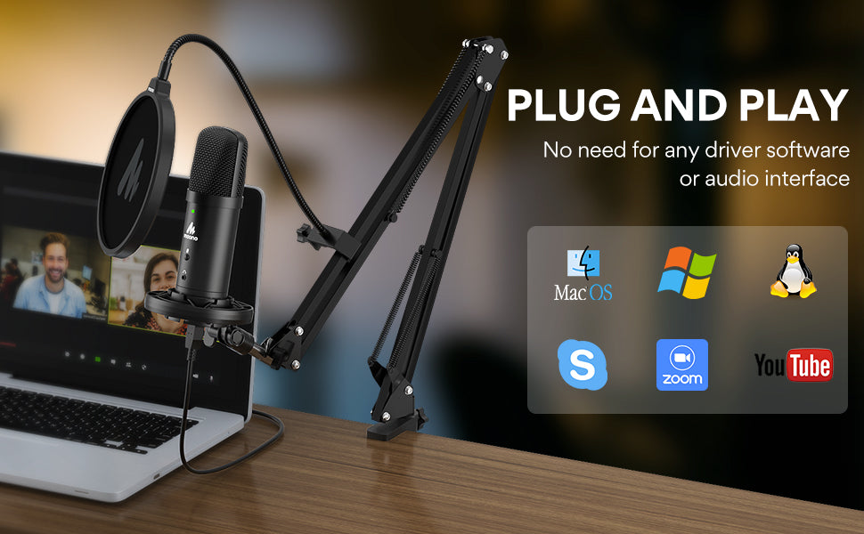 Maono USB Microphone for Studio