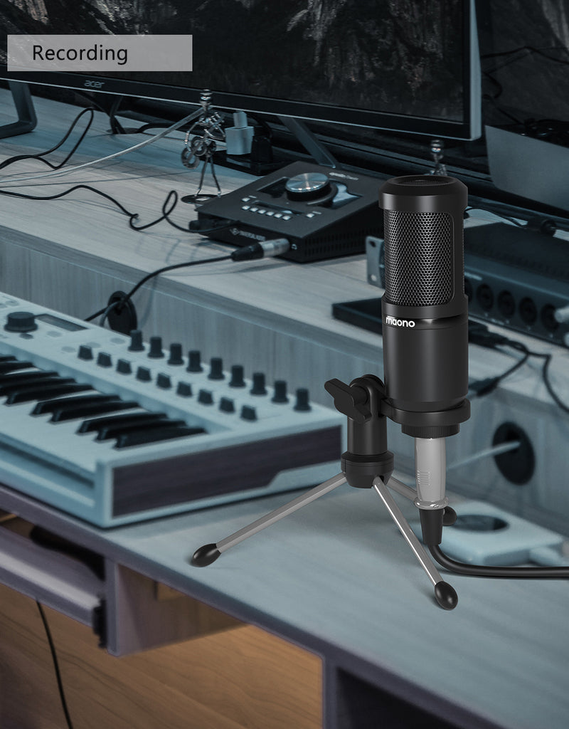 MAONO PM360 3,5-mm-Mikrofon für Podcasts