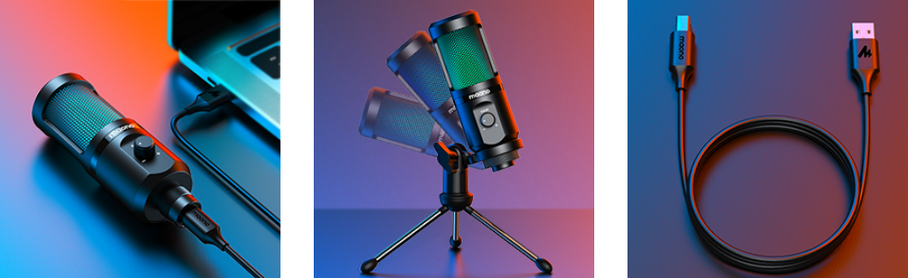 MAONO PM461 USB-Mikrofon für Spiele