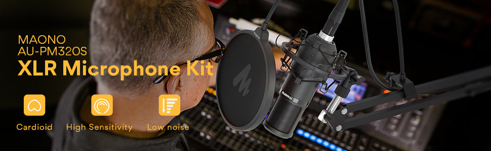 XLR condenser microphone kit