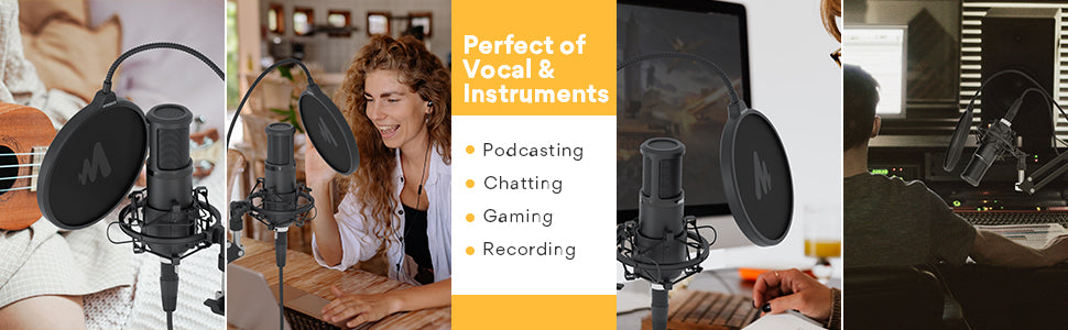 XLR condenser microphone kit