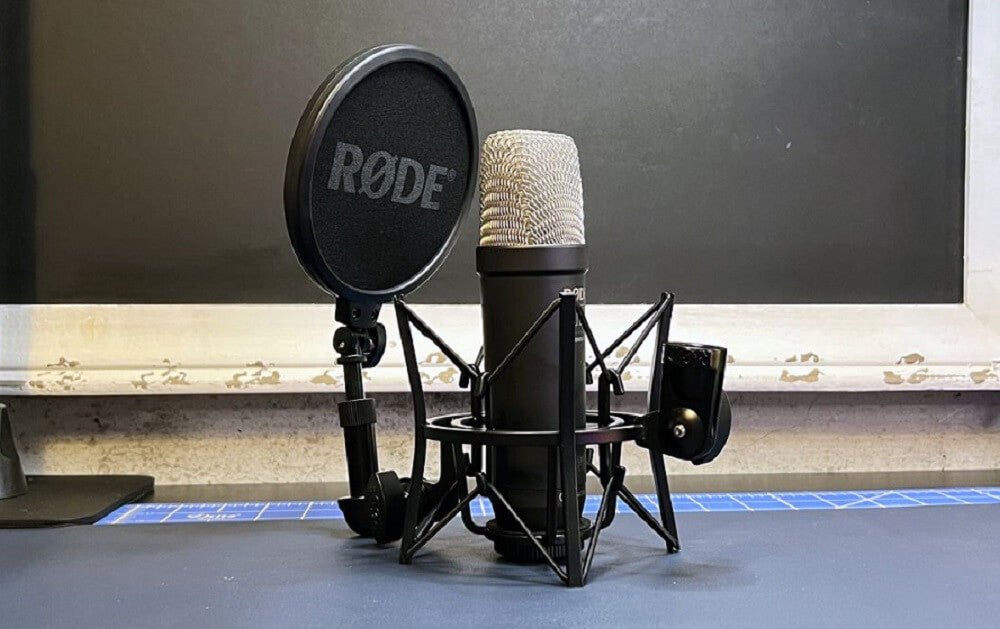ensemble d'équipement de podcasting