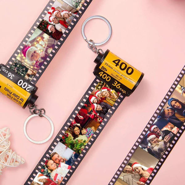 Custom Camera Roll Keychain Romantic Customized Gifts For Dad