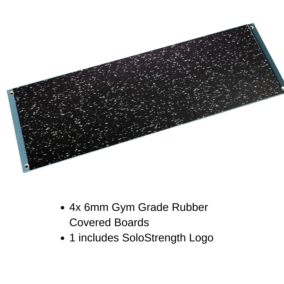 Rubber Covered Boards For Freestanding Base (complete set of 4 with logo)