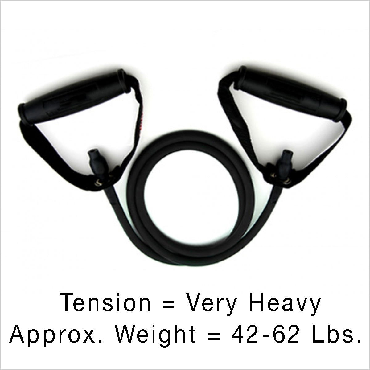 Powerbands Resistance Band - Black (Very Heavy 42-62 lbs)