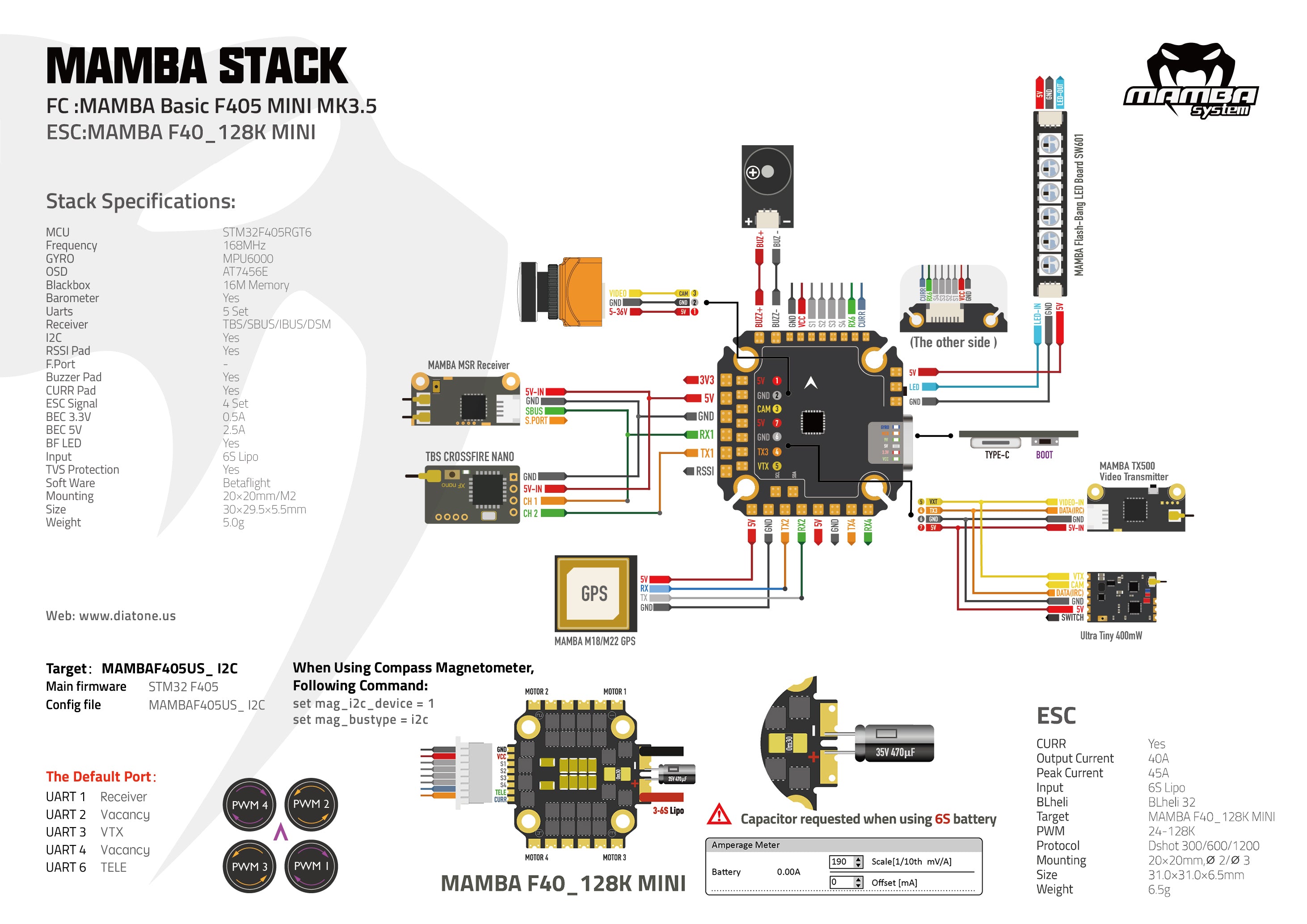 Mamba Stack Mini DIATONE OFFICIAL