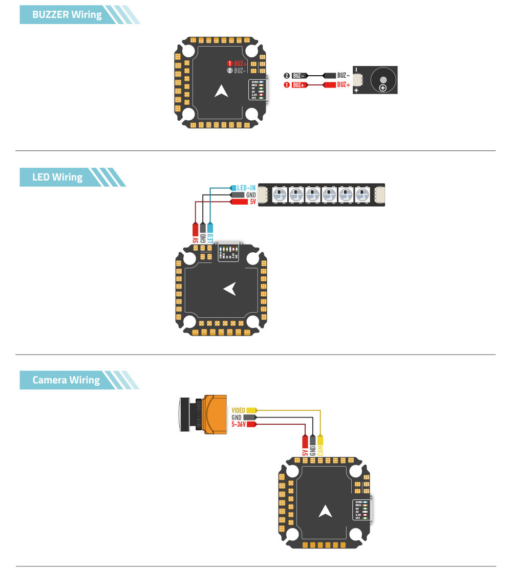 Mamba Stack Pinout Stack Mamba MK4 F722 F40 40A Mini – JJ-HOBBIES