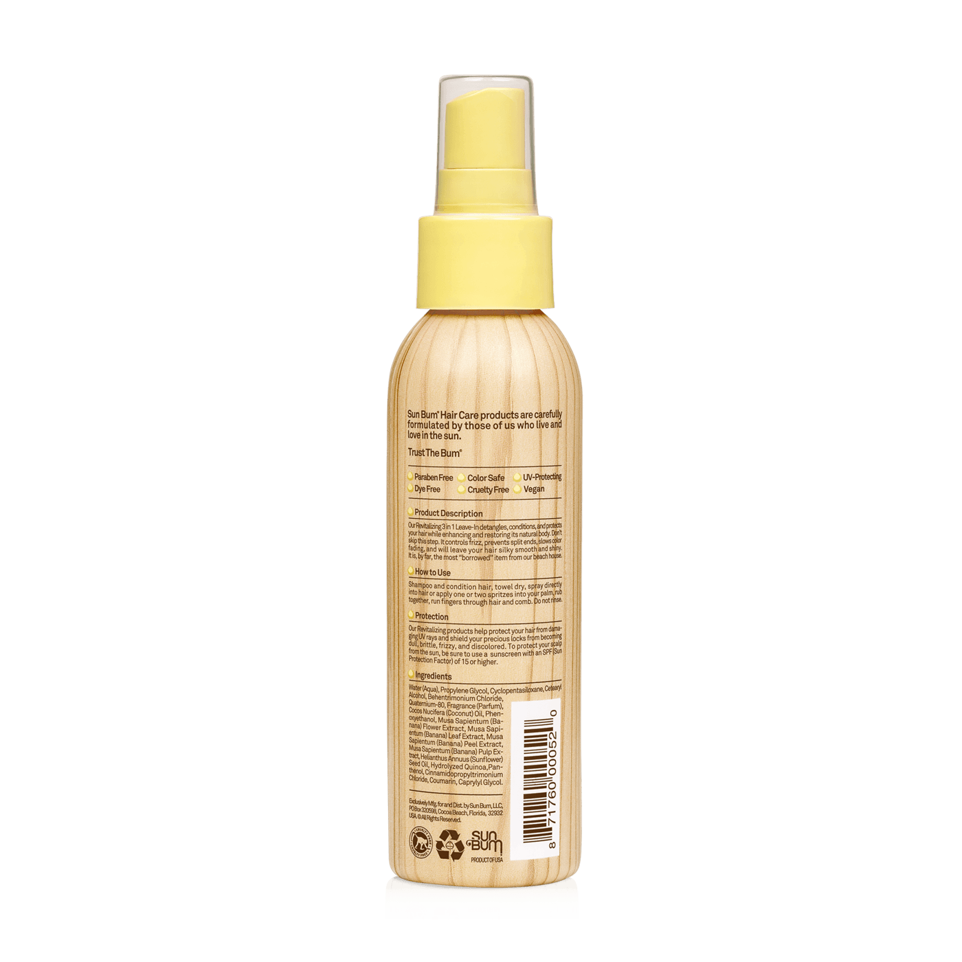 Sun Bum 3 In 1 Leave In Hair Treatment