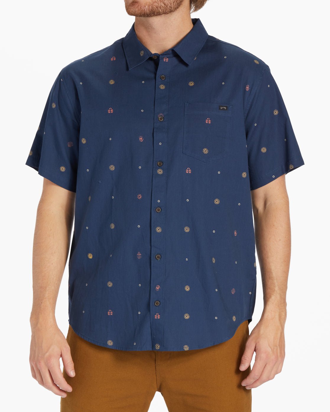 Billabong Sundays Mini Short Sleeve Shirt - Blue