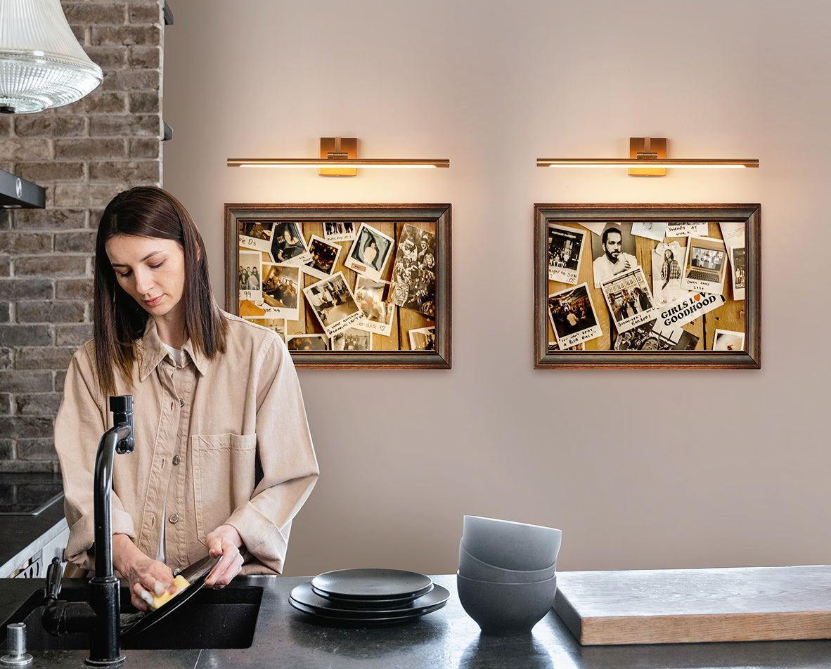 brass picture light led