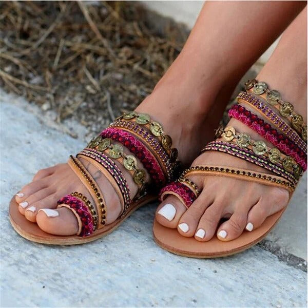 Gypsy Toe Ring Summer Sandals