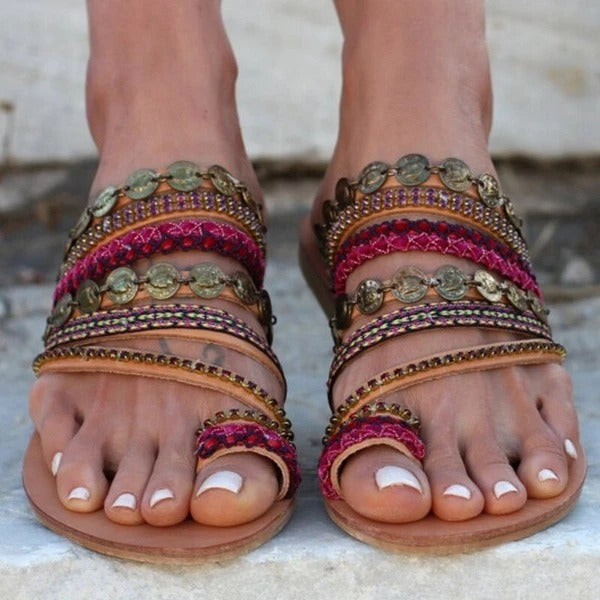 Gypsy Toe Ring Summer Sandals