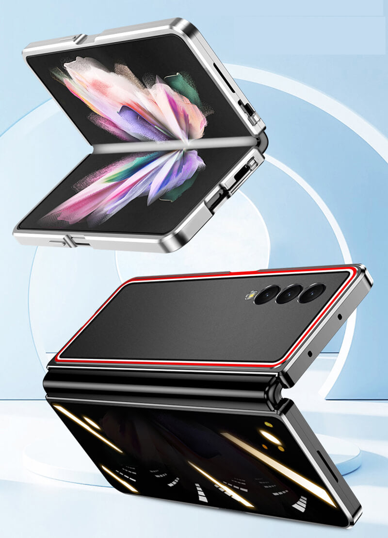 Limited Edition Magnetic Metal Anti-fall Privacy Protective Case For Samsung Galaxy Z Fold3 5G