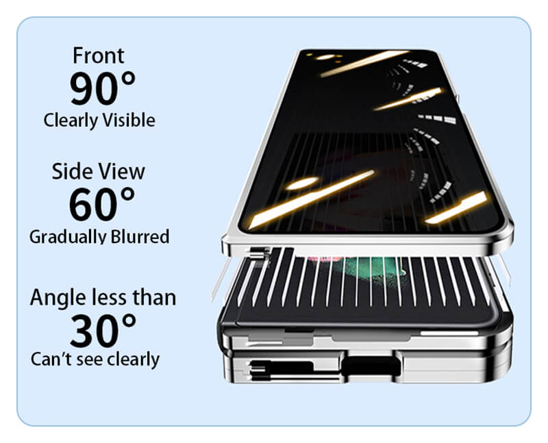 Limited Edition Magnetic Metal Anti-fall Privacy Protective Case For Samsung Galaxy Z Fold3 5G