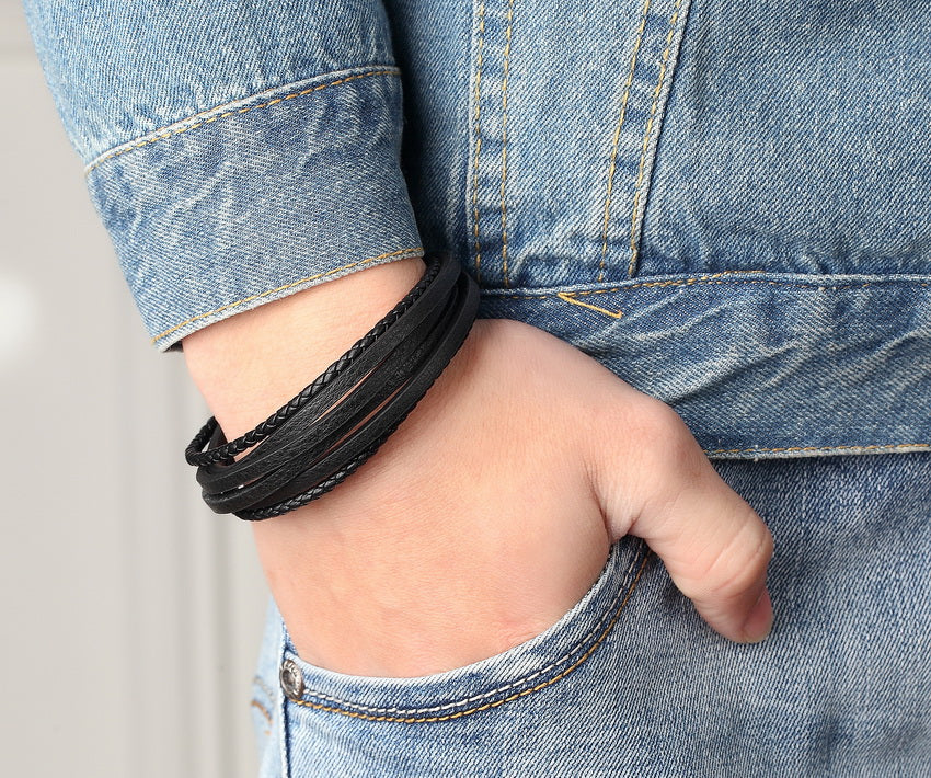 Braided Leather Bracelet