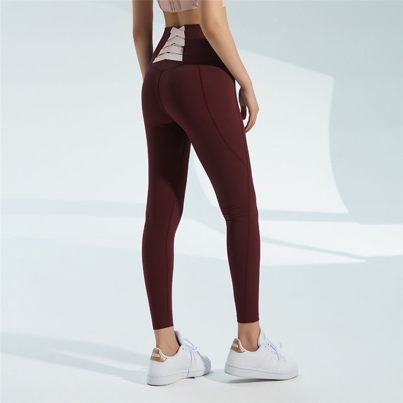 Back Waist Cross Yoga Leggings