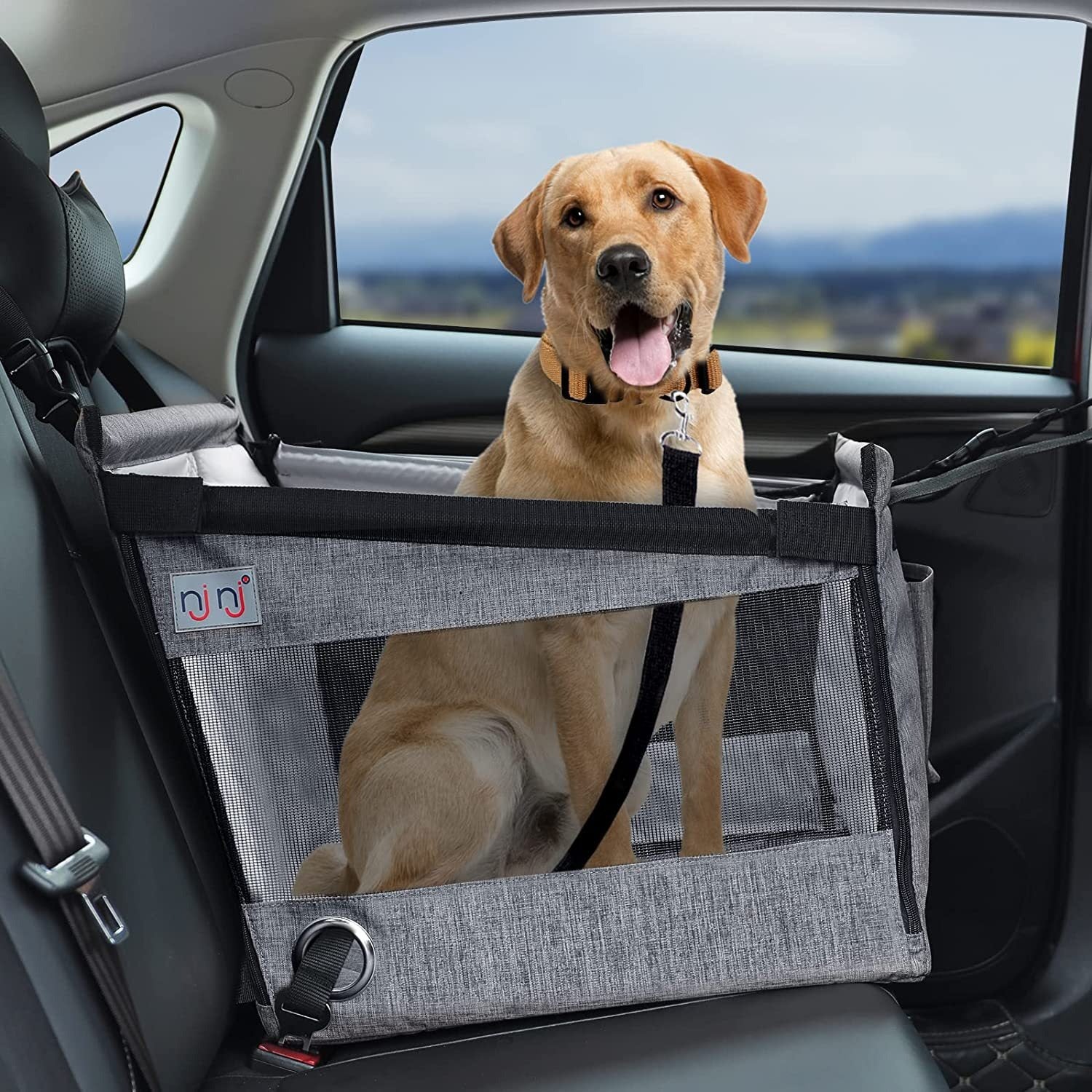 Car Pet Cage Car Rear Dog Basket Waterproof And Anti-Dirty