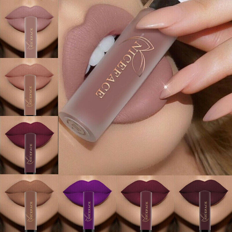 Lip Gloss Waterproof Nude Matte Liquid Lip Gloss