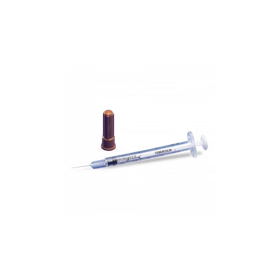 Cardinal Health Monoject Soft Pack Tuberculin Syringe with Detachable Needle, 1mL, 25 G x 5/8