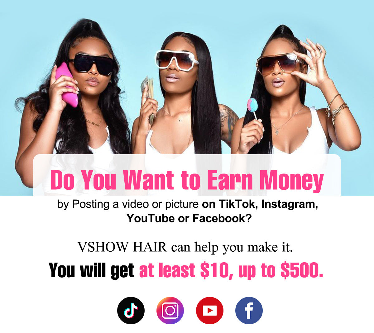 Do You Want to Earn Money by Posting a video or picture on TikTok, Instagram, YouTube or Facebook?