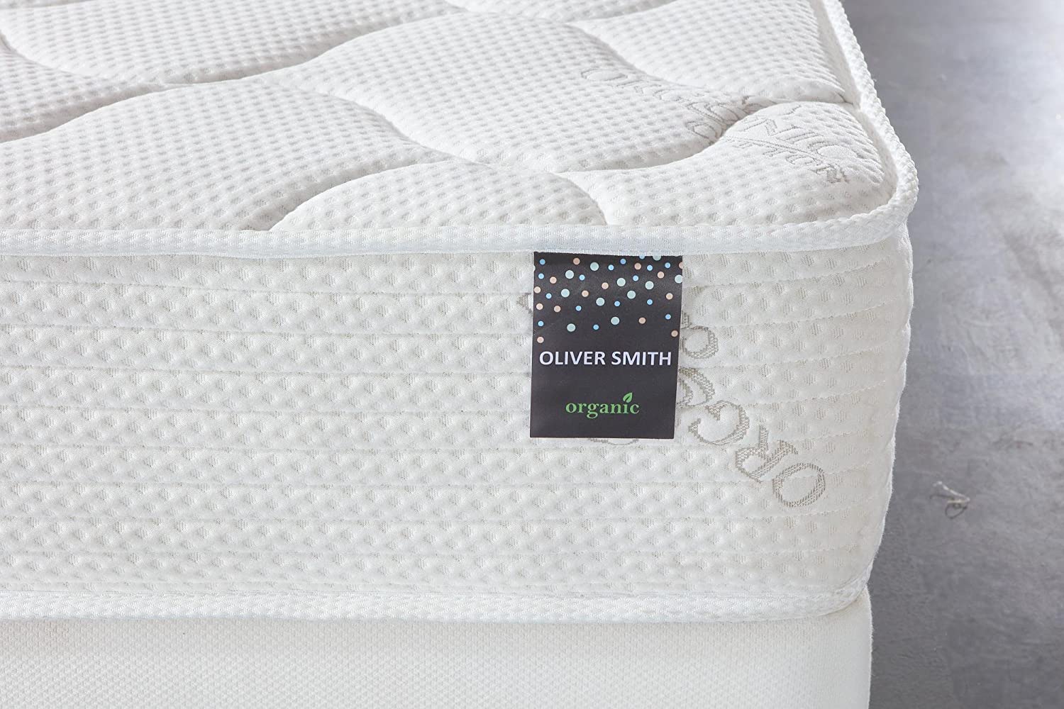Organic Cotton Mattress, 10 Inch Comfort Firm Sleep Cool Memory Foam & Pocket Spring Mattress, Green Foam Certified