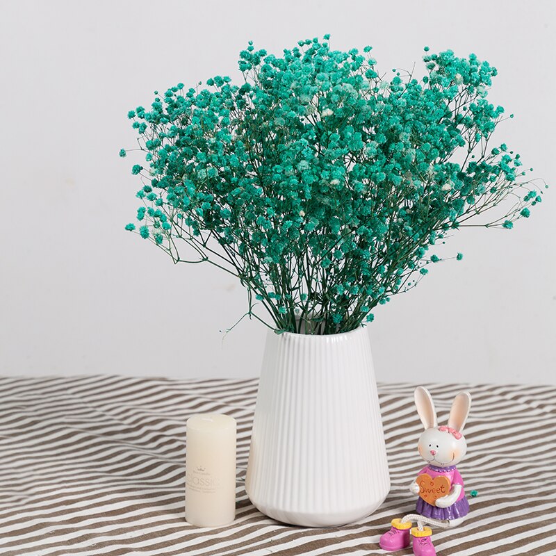 Dried Baby Breath Flowers Bouquets Colorful White Gypsophile Natural Dry Flower Gypsophila Wedding Decoration Nordic Home Decor