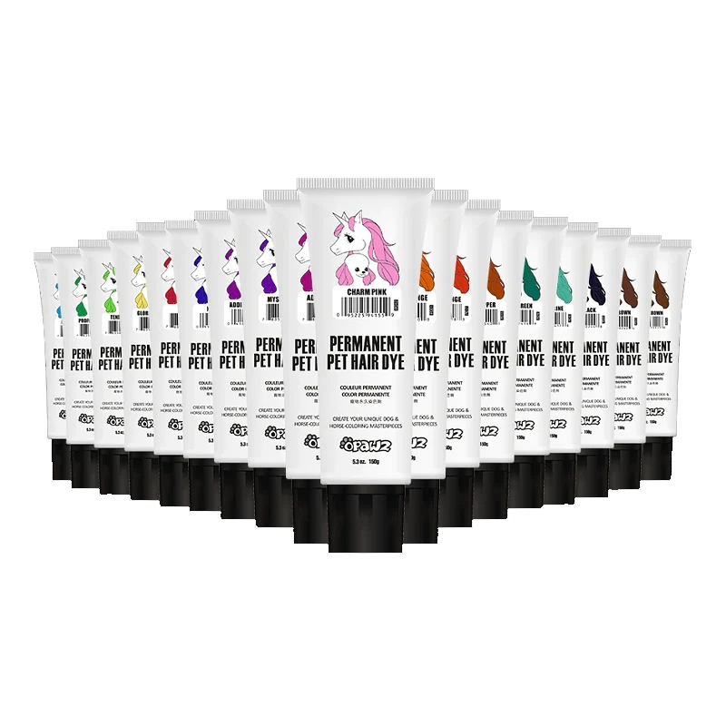 Teinture pour animaux de compagnie OPAWS sans danger pour un toilettage créatif