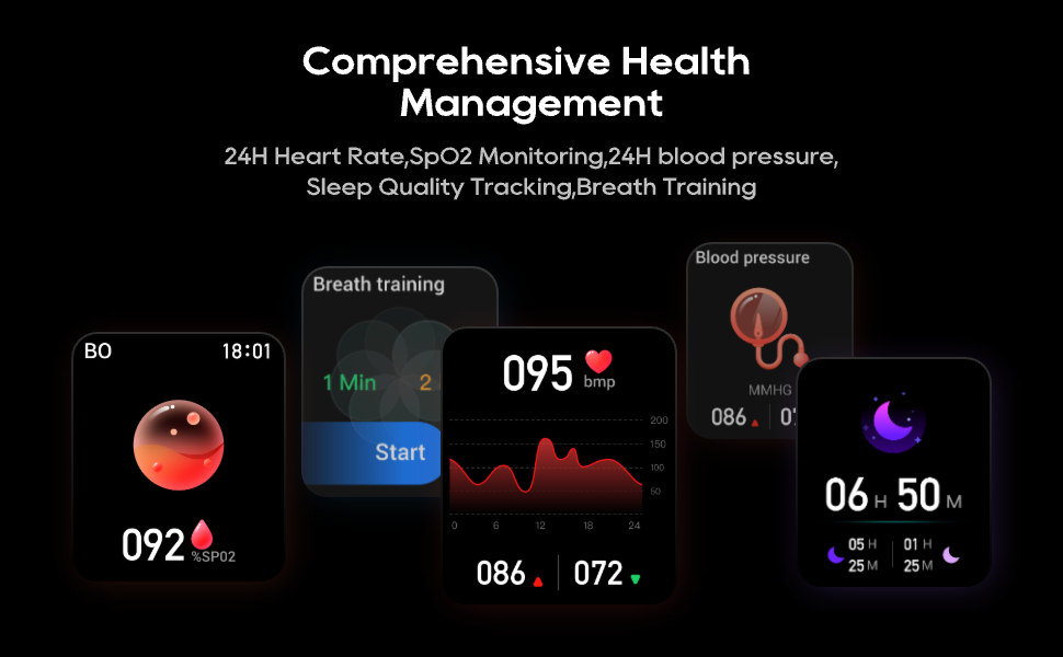 MorePro H56 Smartwatch with Blood Pressure Monitoring