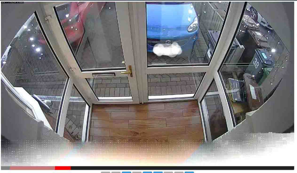 IP camera with incompleted picture